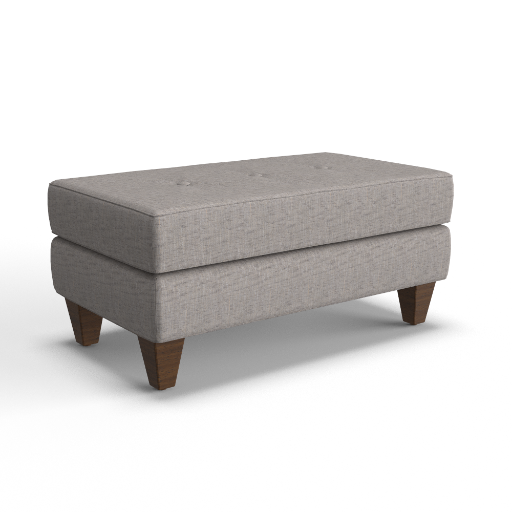 Laurel Ottoman, In Stock